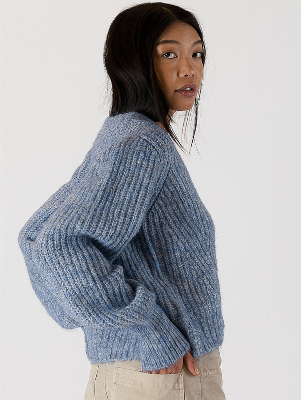 Matilda Cardigan - Blue-LYLA+LUXE-Over the Rainbow