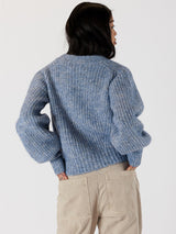 Matilda Cardigan - Blue-LYLA+LUXE-Over the Rainbow