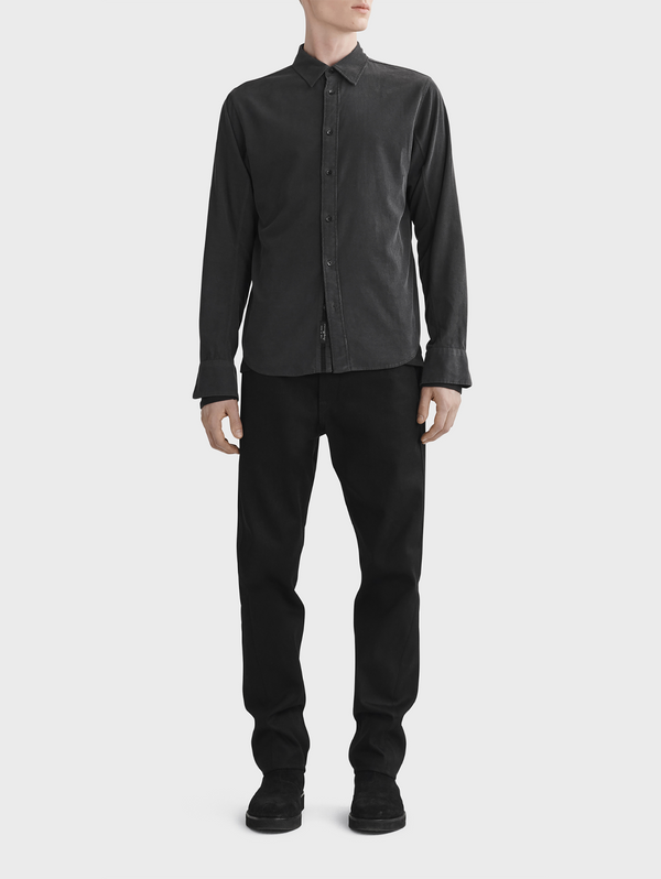 Fit 2 Corduroy Shirt - Phantom-RAG + BONE-Over the Rainbow