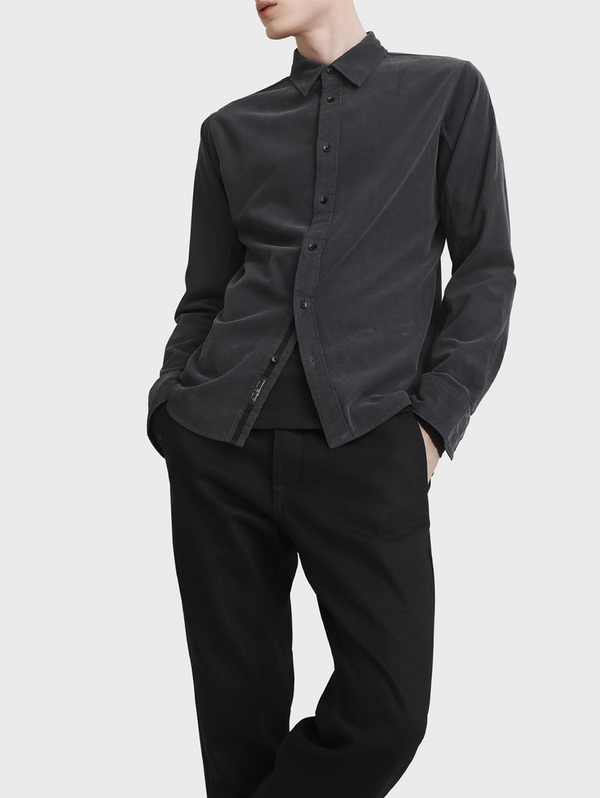 Fit 2 Corduroy Shirt - Phantom-RAG + BONE-Over the Rainbow