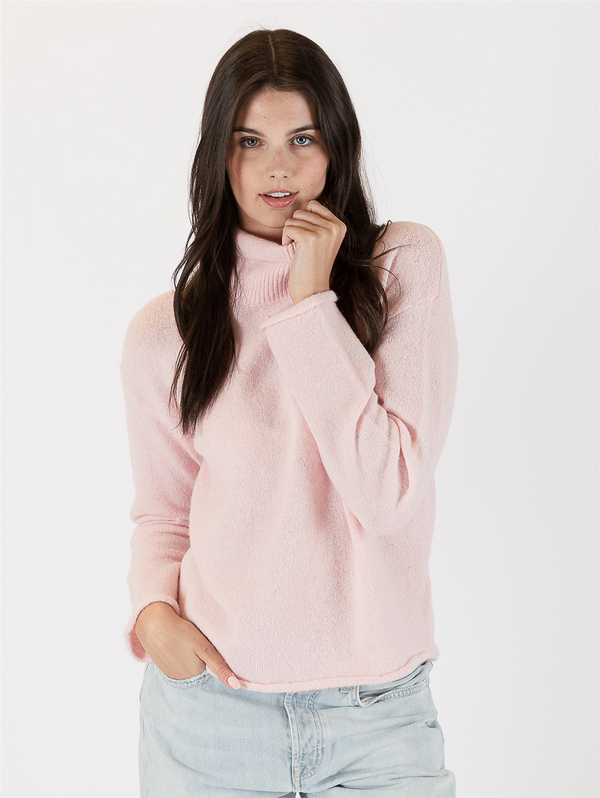 Mila Mock Neck Sweater-LYLA+LUXE-Over the Rainbow