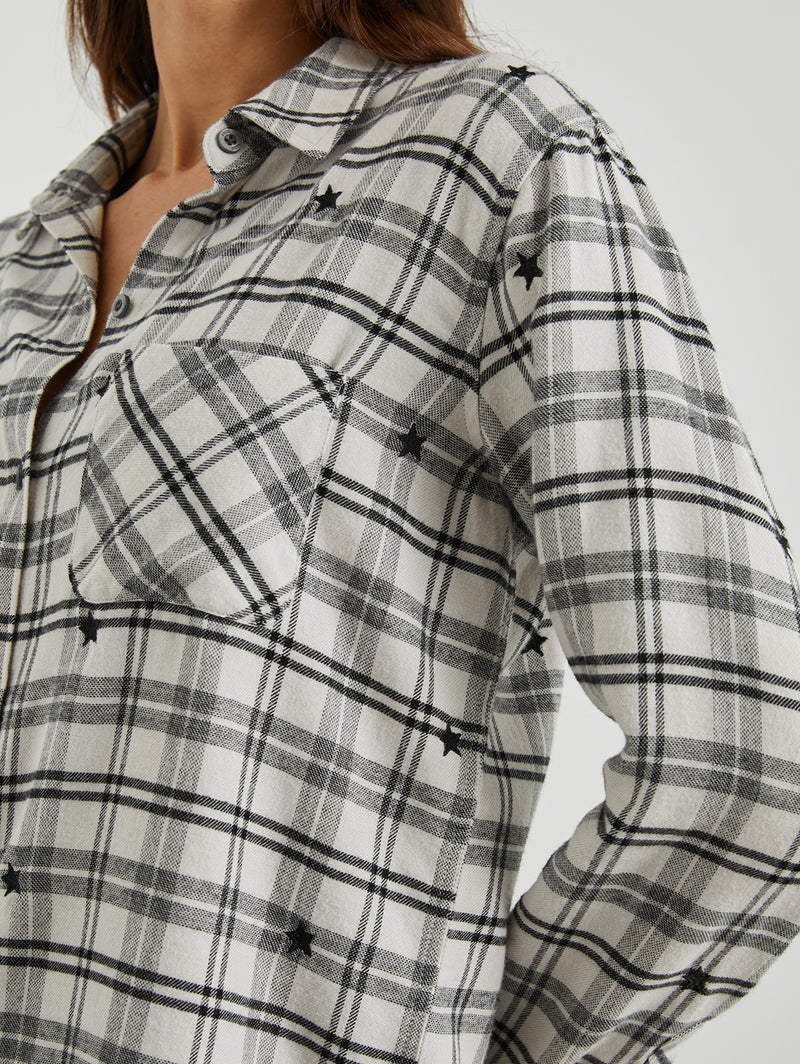 Milo Stars Shirt - Ivory-Rails-Over the Rainbow