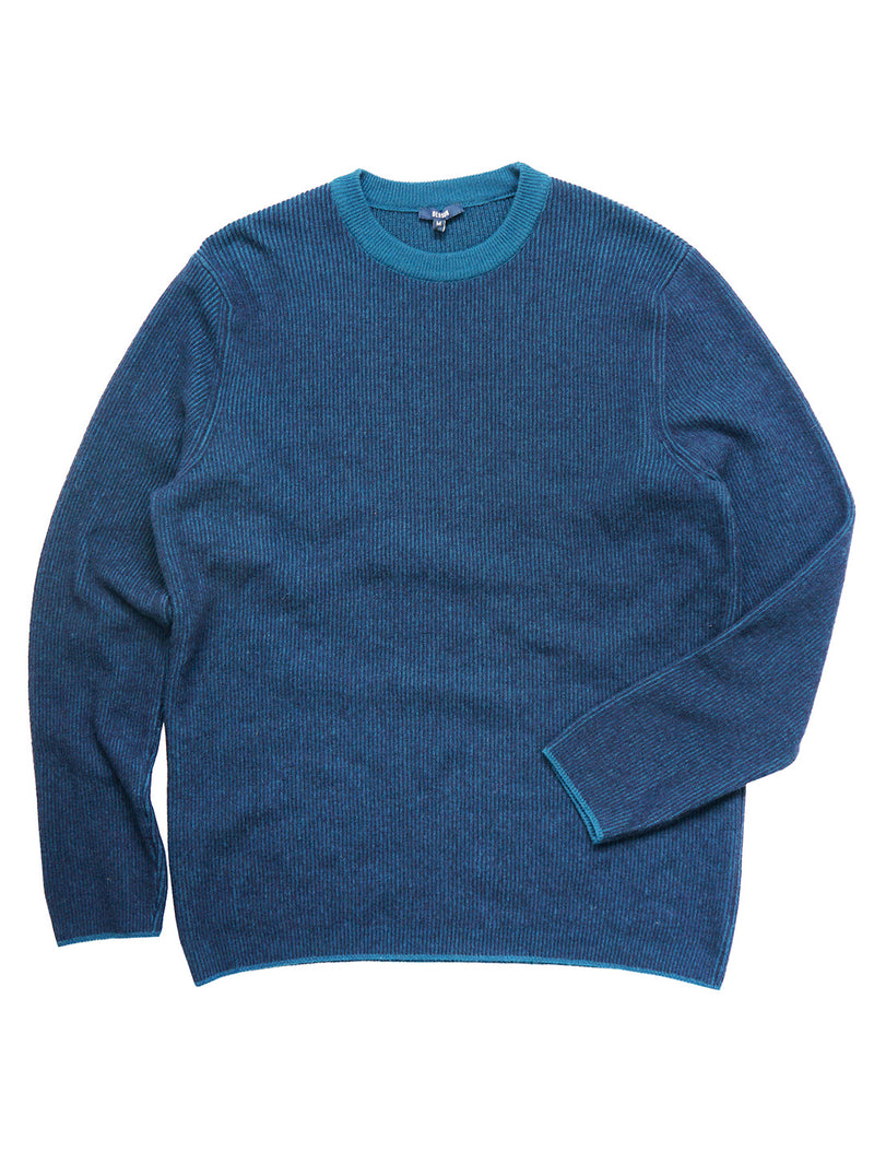Stanley Crewneck Sweater - Navy Teal-Benson-Over the Rainbow
