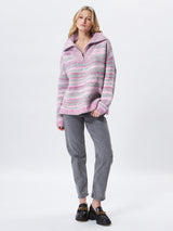 Murphy Zip Sweater - Incense-John + Jenn-Over the Rainbow