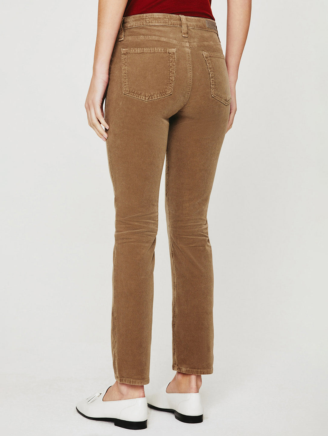 Mari Mid Rise Corduroy Pant-AG Jeans-Over the Rainbow