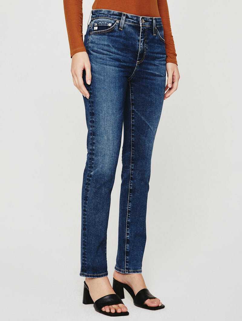 Mari High Rise Straight Jean - 8 Year East Coast-AG Jeans-Over the Rainbow