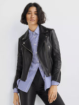 Maxine Shirt - Blue Stripe-RAG + BONE-Over the Rainbow