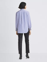 Maxine Shirt - Blue Stripe-RAG + BONE-Over the Rainbow