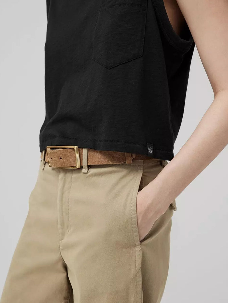 Slub Pocket Tank - Black-RAG + BONE-Over the Rainbow