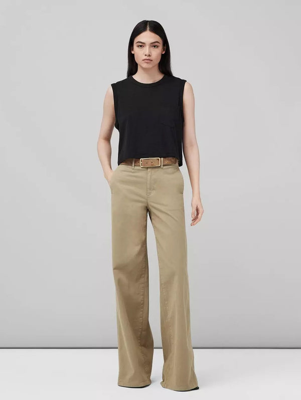 Slub Pocket Tank - Black-RAG + BONE-Over the Rainbow