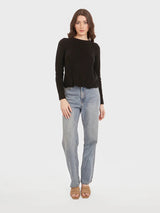 Shaker Distressed Sweater-AUTUMN CASHMERE-Over the Rainbow
