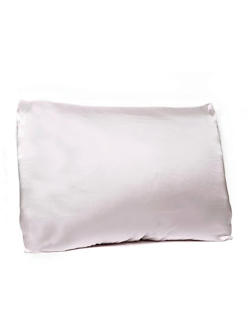 Dual-Sided Silk and Bamboo Pillowcase - Lilac Ash-BELLA-Over the Rainbow