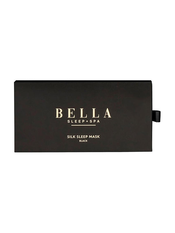 Silk Sleep Mask - Black-BELLA-Over the Rainbow