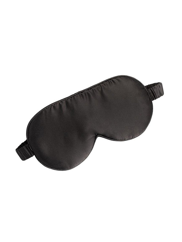 Silk Sleep Mask - Black-BELLA-Over the Rainbow
