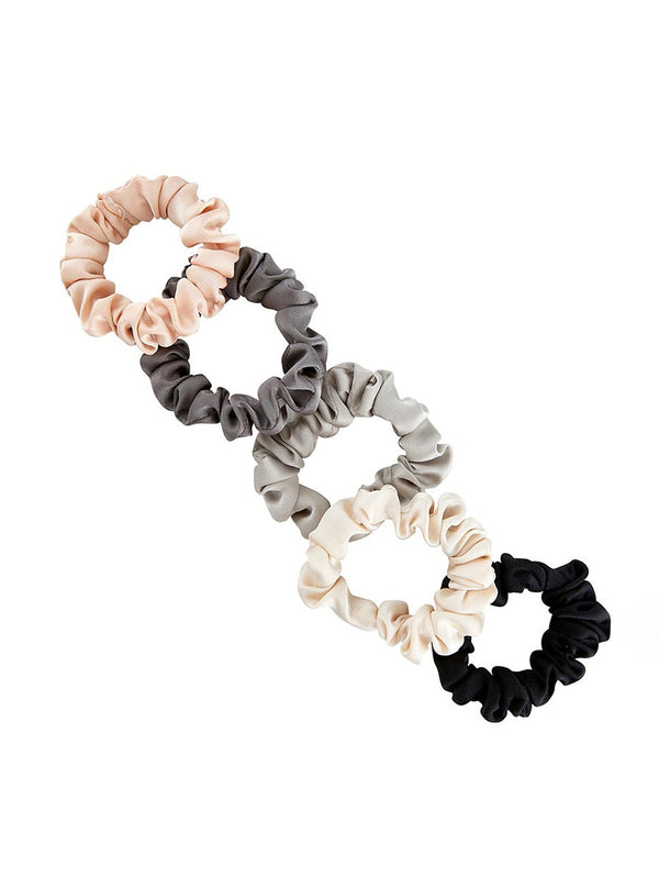 Mini Satin Scrunchies Jar - Ivory-BELLA-Over the Rainbow