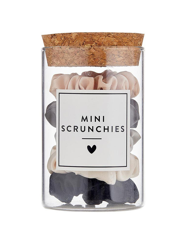Mini Satin Scrunchies Jar - Ivory-BELLA-Over the Rainbow