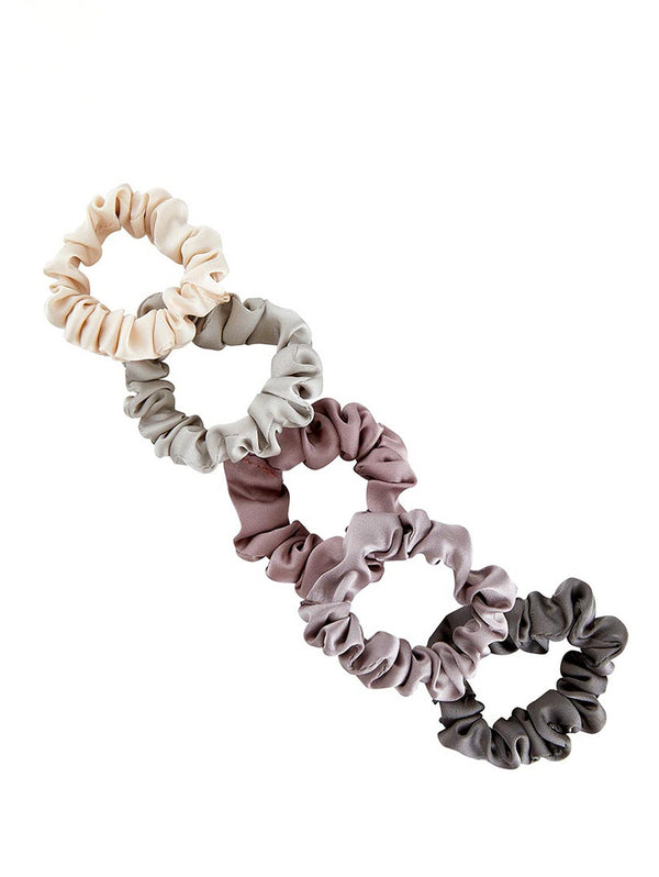 Mini Satin Scrunchies Jar - Lilac Ash Ombre-BELLA-Over the Rainbow