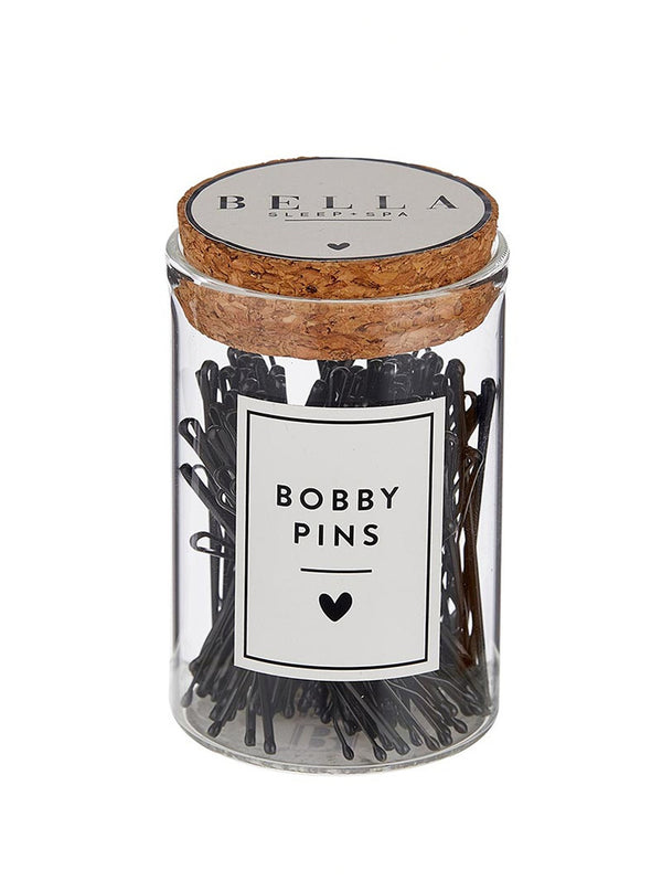 Bobby Pin Jar - Black-BELLA-Over the Rainbow
