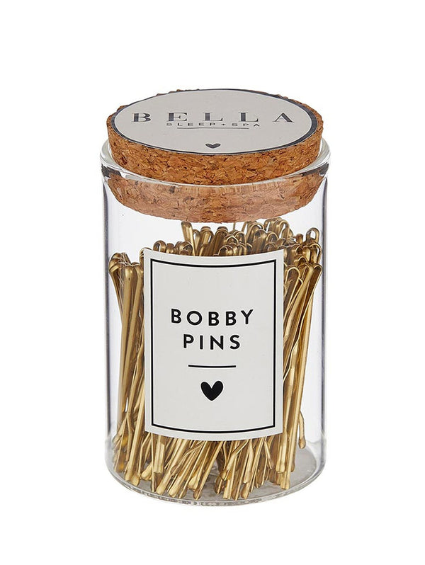 Bobby Pin Jar - Gold-BELLA-Over the Rainbow
