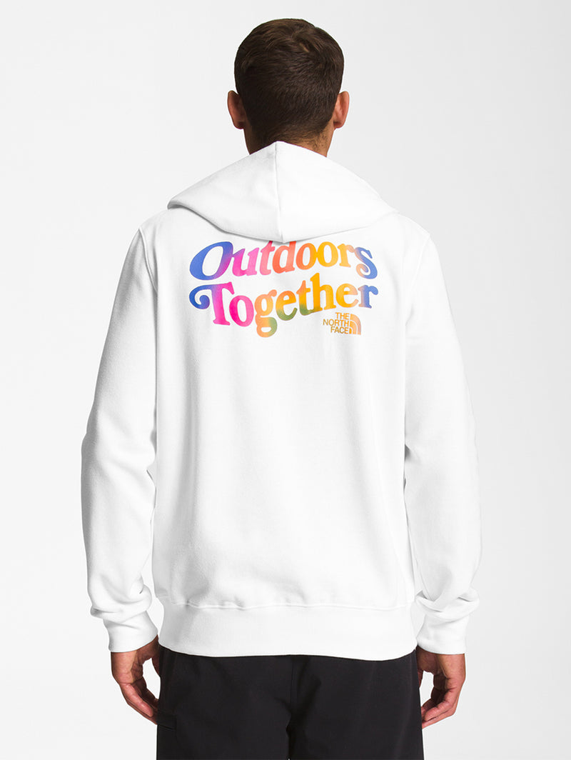 Pride Hoodie - White-The North Face-Over the Rainbow