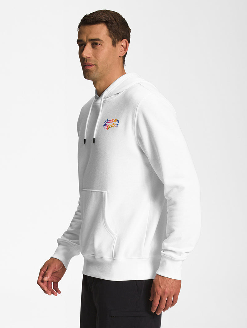 Pride Hoodie - White-The North Face-Over the Rainbow