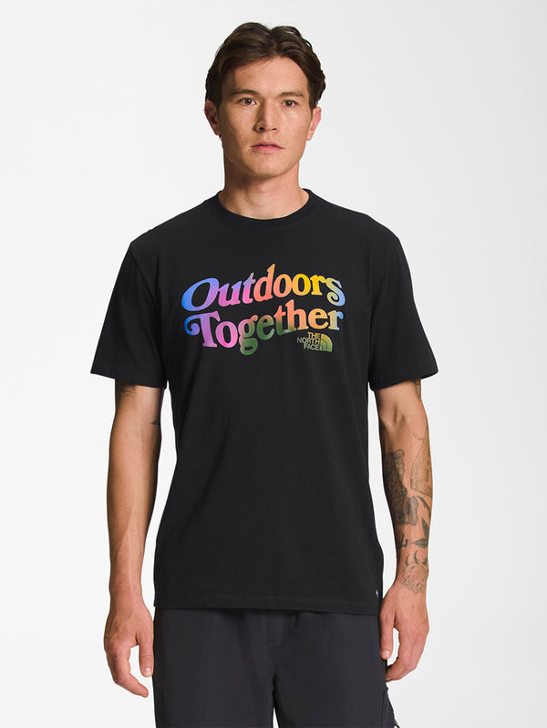 Pride T-Shirt - Black-The North Face-Over the Rainbow