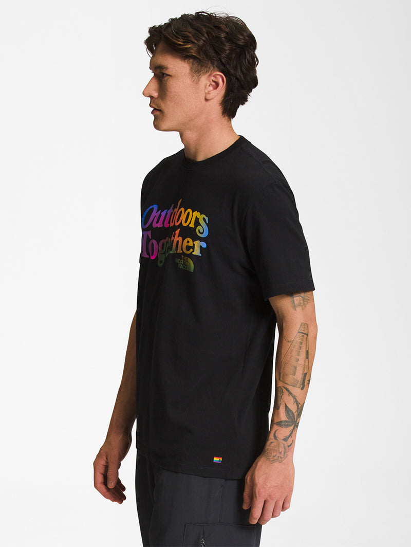Pride T-Shirt - Black-The North Face-Over the Rainbow