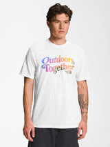 Pride T-Shirt - White-The North Face-Over the Rainbow