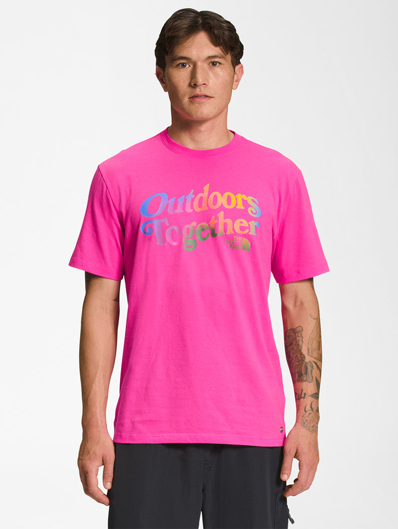 Pride T-Shirt - Pink Glo-The North Face-Over the Rainbow