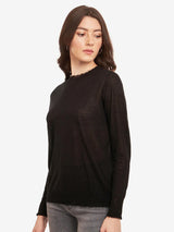 Distressed Crew Sweater-AUTUMN CASHMERE-Over the Rainbow