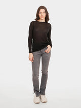 Distressed Crew Sweater-AUTUMN CASHMERE-Over the Rainbow