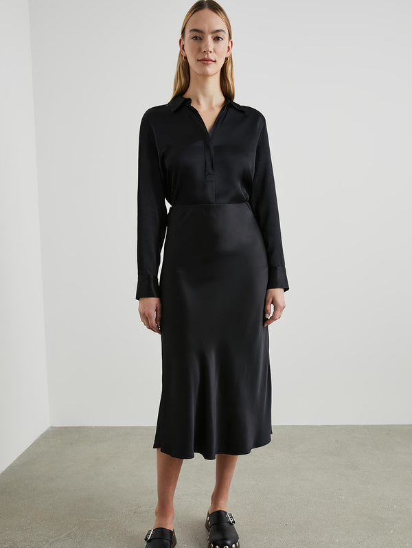 Nissa Shirt - Black-Rails-Over the Rainbow
