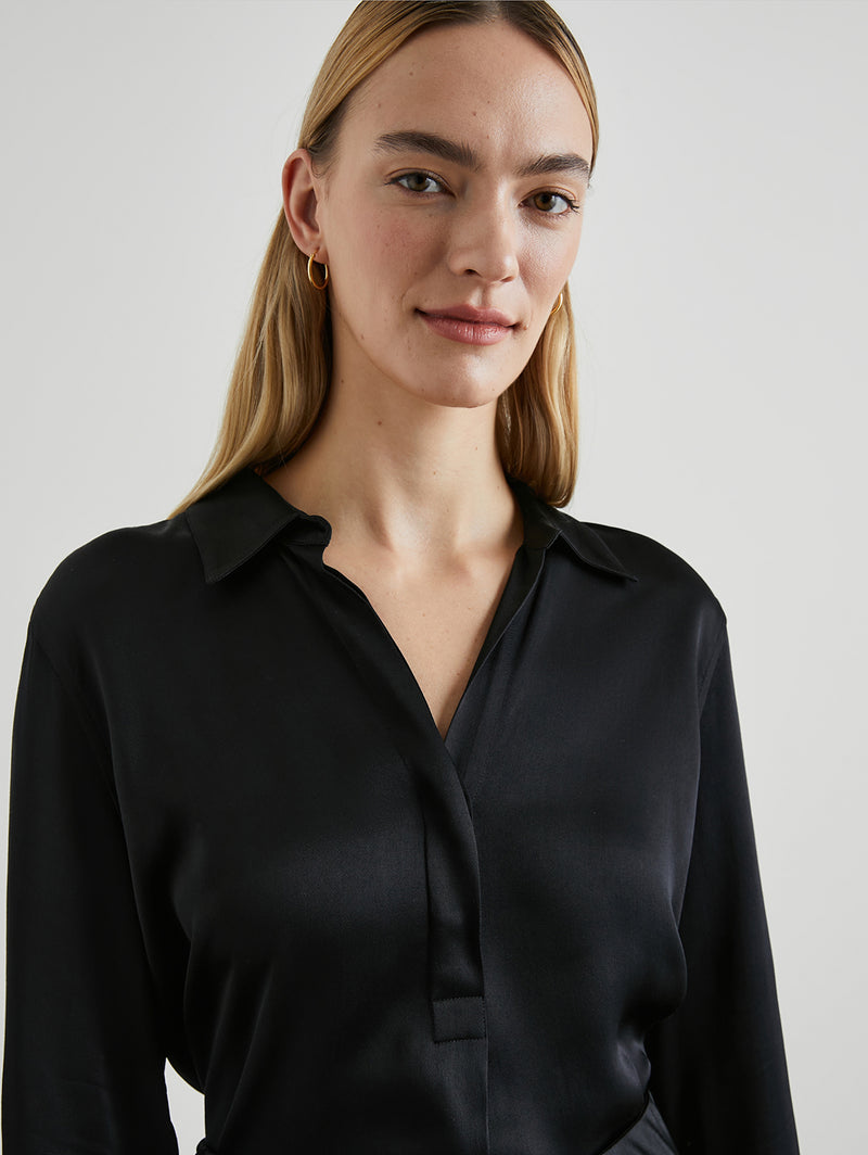 Nissa Shirt - Black-Rails-Over the Rainbow