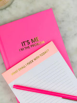 It's Me, I'm The Problem Journal-CHEZ GAGNE LETTERPRESS-Over the Rainbow
