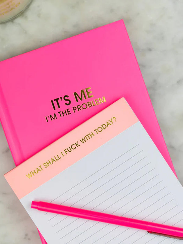 It's Me, I'm The Problem Journal-CHEZ GAGNE LETTERPRESS-Over the Rainbow