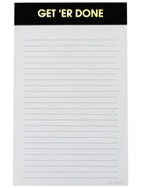 Get Er Done Notepad-CHEZ GAGNE LETTERPRESS-Over the Rainbow