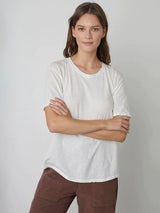 Tera Short Sleeve Crew Tee-Velvet-Over the Rainbow