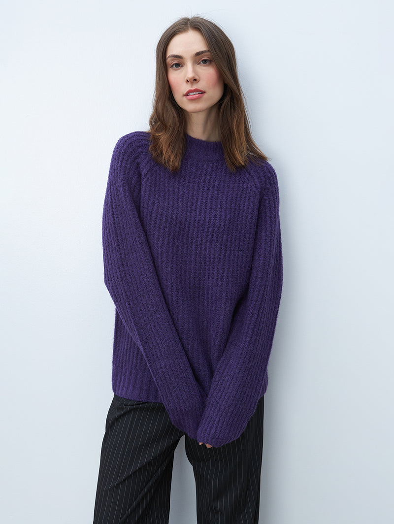 Olive Sweater - Sky-LINE-Over the Rainbow