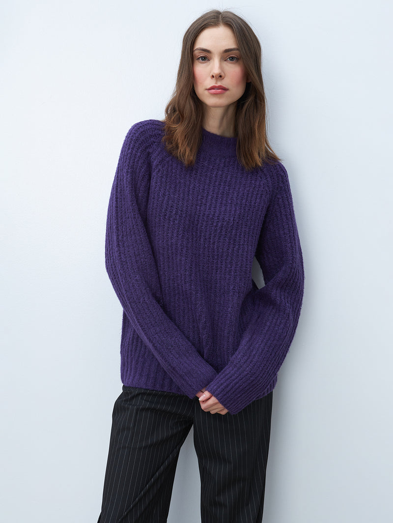 Olive Sweater - Sky-LINE-Over the Rainbow