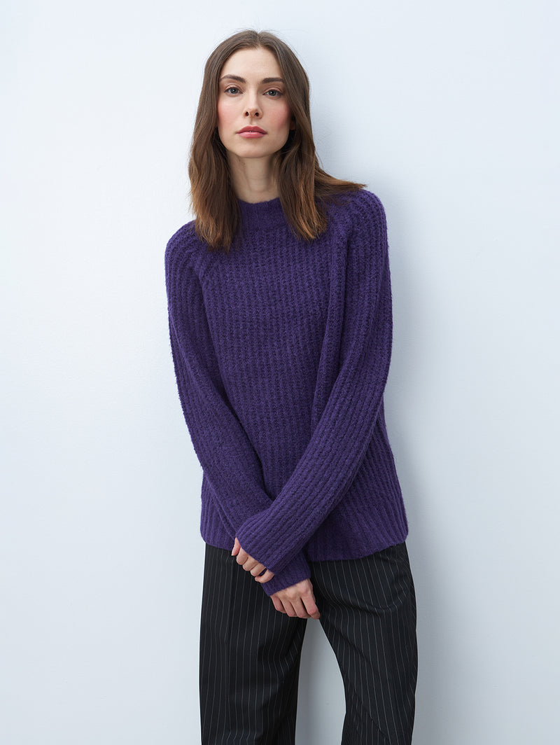 Olive Sweater - Sky-LINE-Over the Rainbow