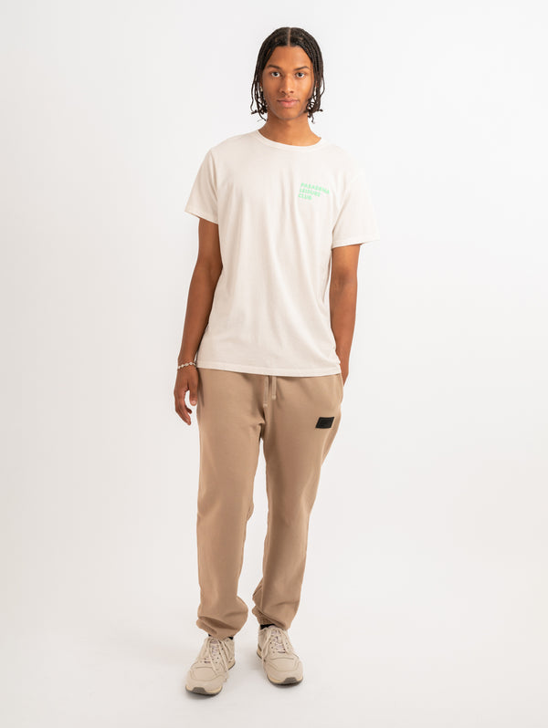 Puff Logo Tee - White-PASADENA LEISURE CLUB-Over the Rainbow