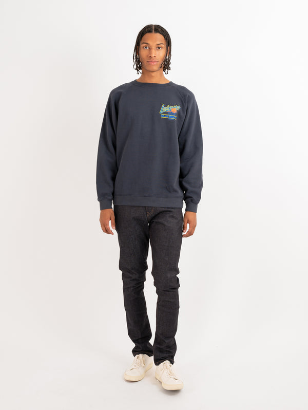 Club Hoops Crew Neck - Navy-PASADENA LEISURE CLUB-Over the Rainbow