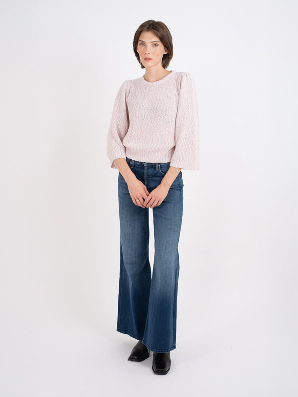 Bell Sleeve Crew Sweater - Fragrance-AUTUMN CASHMERE-Over the Rainbow