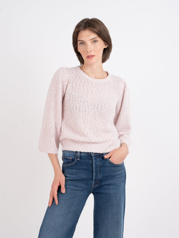 Bell Sleeve Crew Sweater - Fragrance-AUTUMN CASHMERE-Over the Rainbow