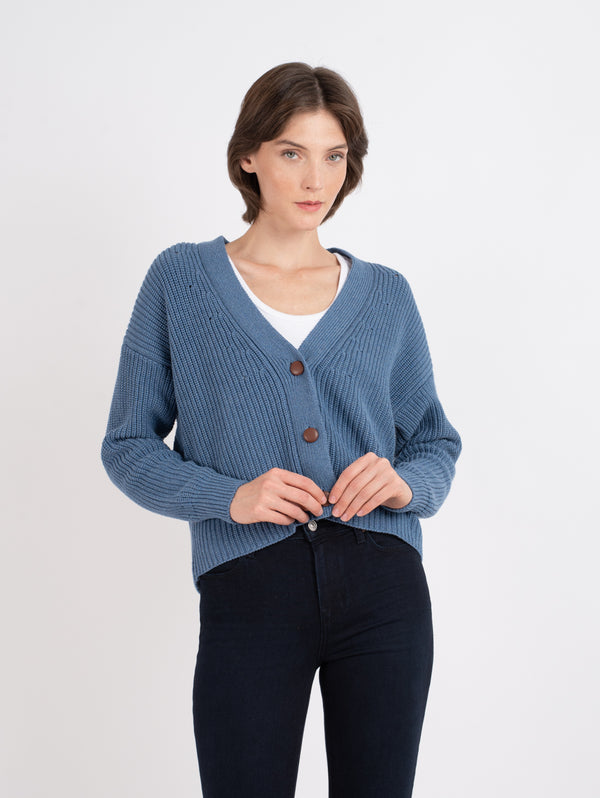 Shaker Cardigan-AUTUMN CASHMERE-Over the Rainbow