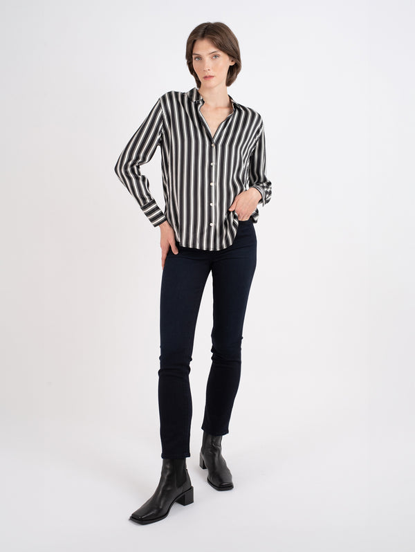 Ledger Striped Shirt - Melrose-Rails-Over the Rainbow