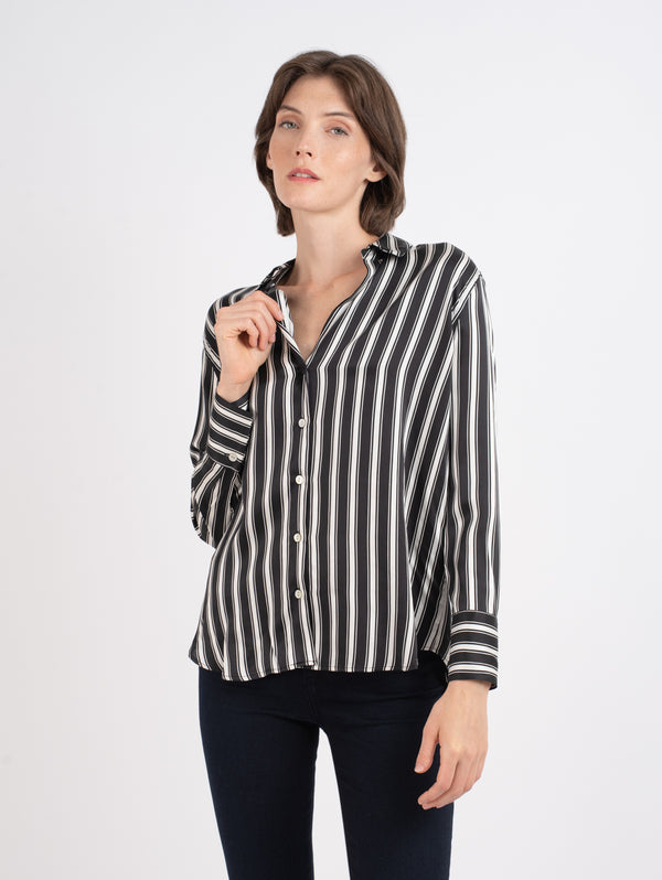 Ledger Striped Shirt - Melrose-Rails-Over the Rainbow