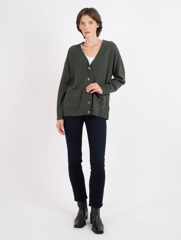 Arla Cardigan - Khaki-BRODIE-Over the Rainbow