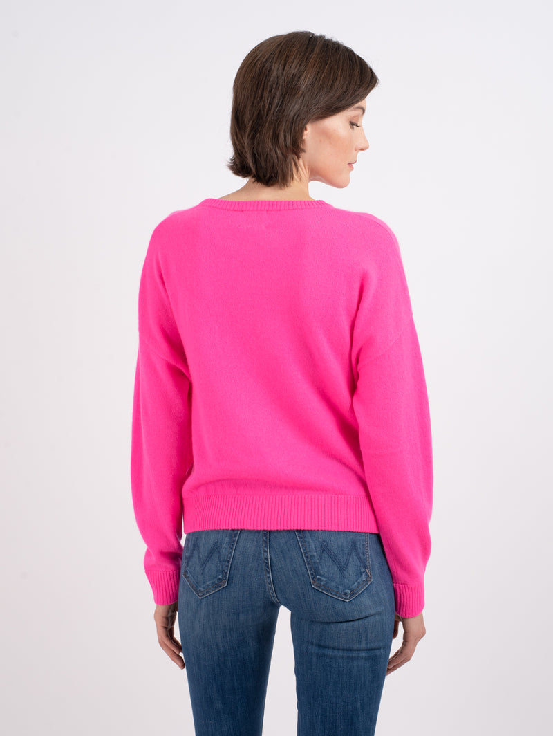 Betsy Boyfriend Crew Sweater-BRODIE-Over the Rainbow