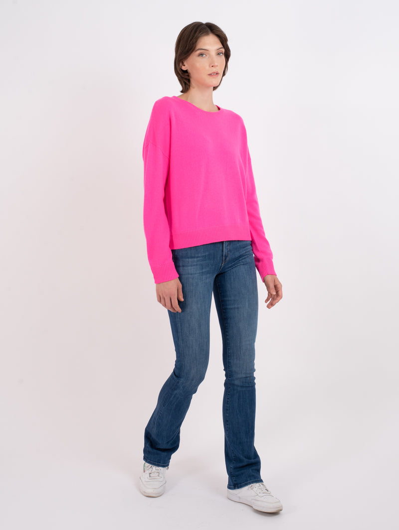 Betsy Boyfriend Crew Sweater-BRODIE-Over the Rainbow